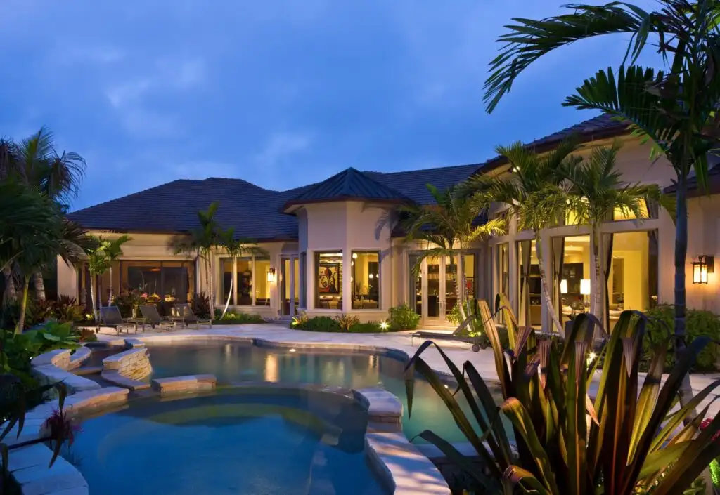 First Florida Construction custom pool home Martin County