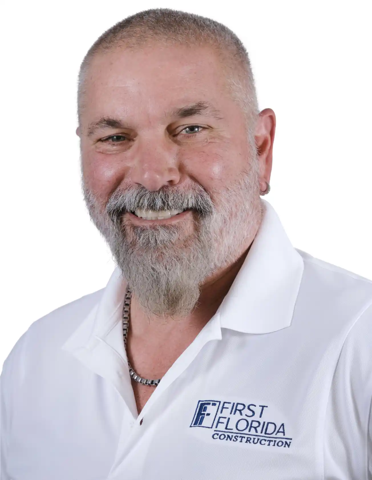 Employee head shot on the website of this custom luxury home builder stuart